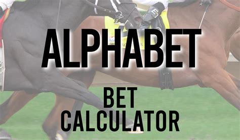 alphabet betting calculator